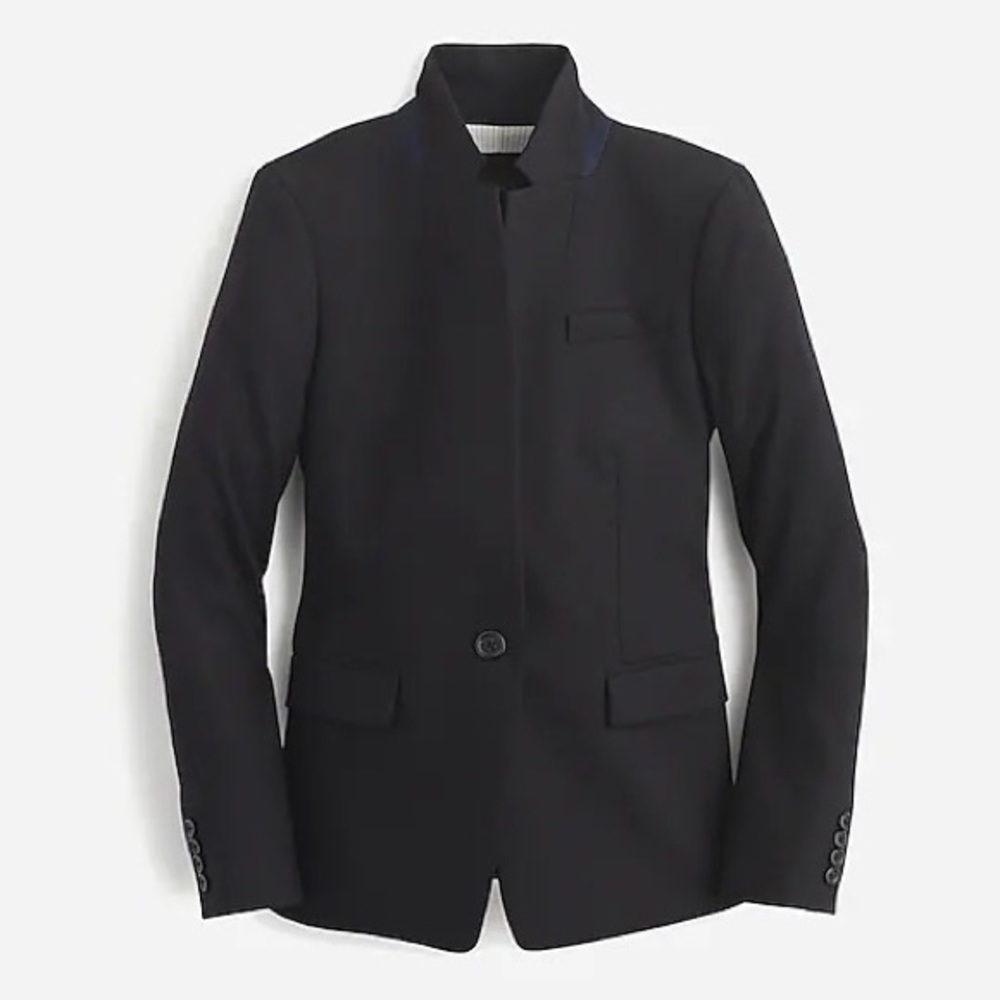J. Crew black regent blazer size 2
